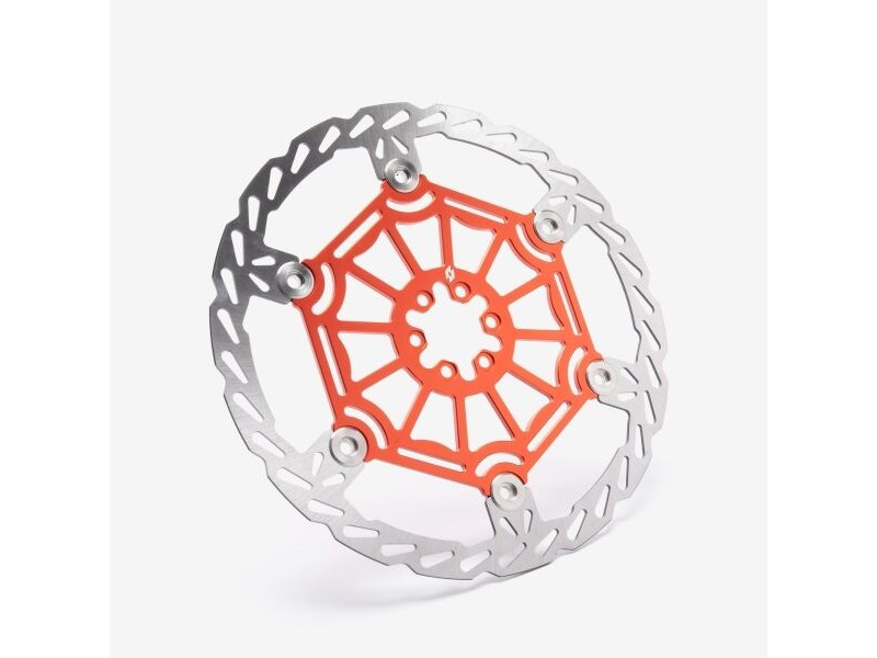 WHATEVERWHEELS Full-E Charged Front Orange Brake Disc 250mm click to zoom image