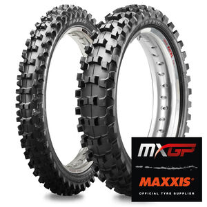MAXXIS 65cc MX-ST+ Tyres - Matched Pair - 60/100x14 + 80/100-12 