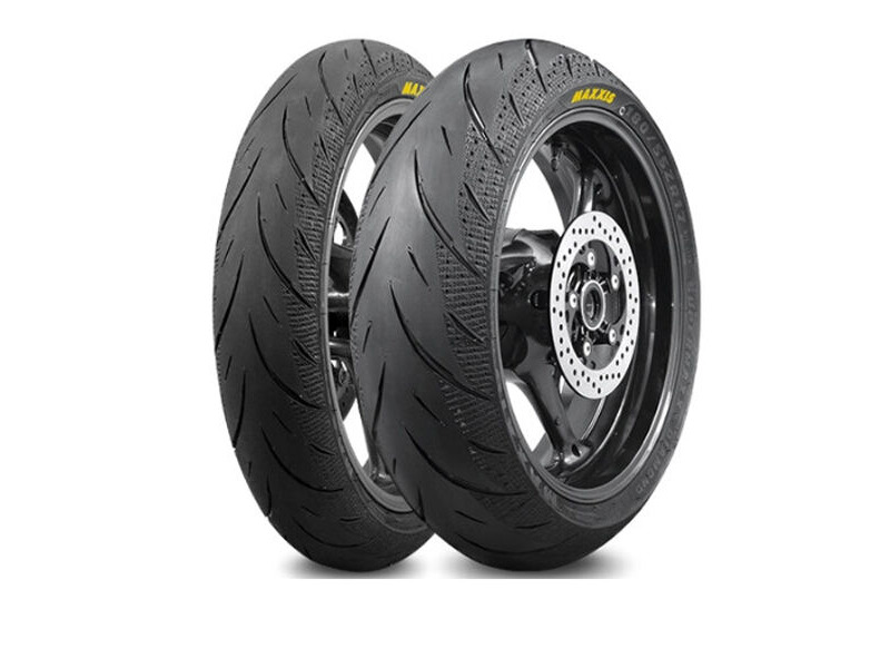 MAXXIS Diamond MATCHED TYRE PAIR 120/70-ZR17 and 160/60-ZR17 click to zoom image