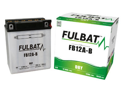 FULBAT Battery Dry - FB12A-B, With Acid Pack