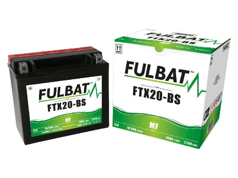 FULBAT Battery MF - FTX20A-BS click to zoom image