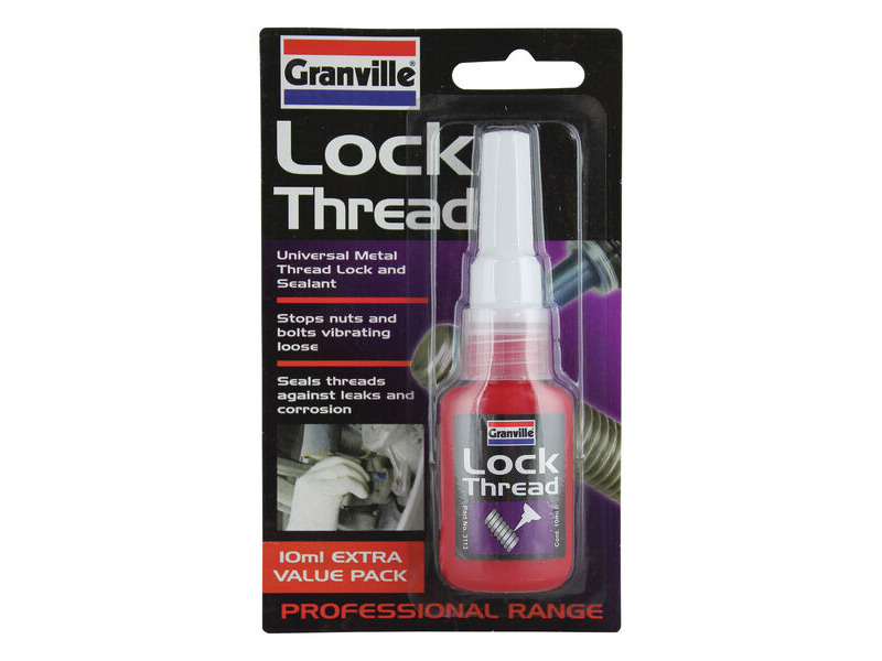 GRANVILLE Thread Lock and Seal 10ml Singels click to zoom image