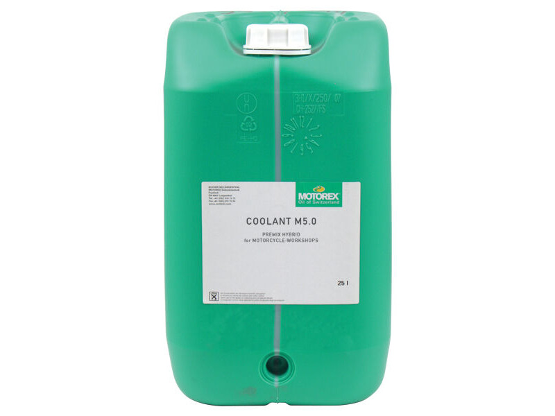 MOTOREX Coolant M5.0 Hybrid (HOAT) Ready to Use (Drum) Turquoise 25L click to zoom image