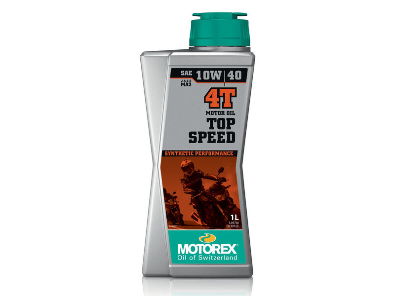 MOTOREX Top Speed 4T Synthetic High Performance JASO MA2 10w/40 1L click to zoom image
