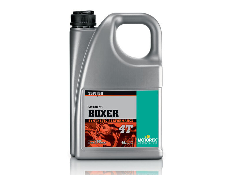 MOTOREX Boxer 4T Synthetic High Performance JASO MA2 15w/50 4L click to zoom image