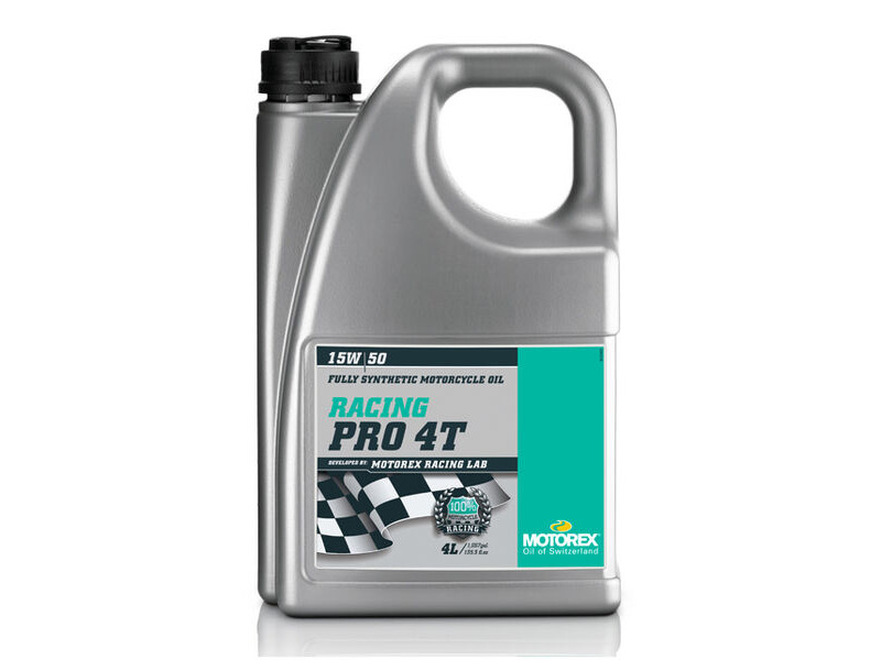 MOTOREX Racing Pro 4T Racing Lab 15w/50 4L click to zoom image