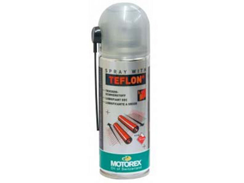 MOTOREX PTFE Spray Dry Film Lubricant (+265C) Aerosol 200ml click to zoom image