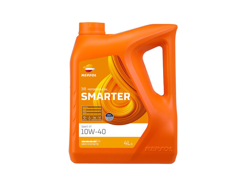 Repsol Smarter Sport Semi Synth 4T 4Stroke Oil 10W-40 4L click to zoom image