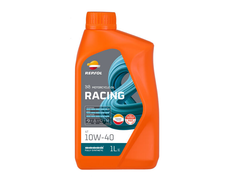 Repsol Racing Synthetic 4T 4Stroke Oil 10W-40 1L click to zoom image