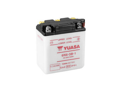 YUASA 6N63B-1-6V - Dry Cell, Includes Acid Pack