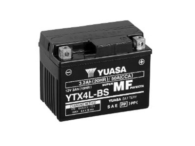 YUASA YTX4L (WC) 12V Factory Activated MF VRLA Battery