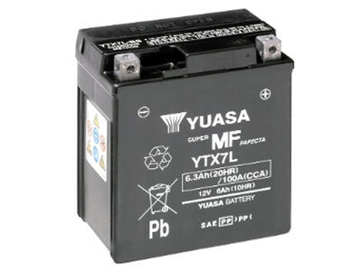 YUASA YTX7L (WC) 12V Factory Activated MF VRLA Battery
