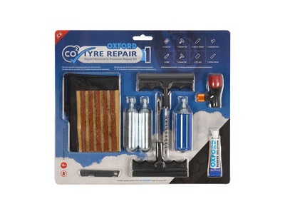 OXFORD CO2yre Repair1 M'cycle Tyre Kit