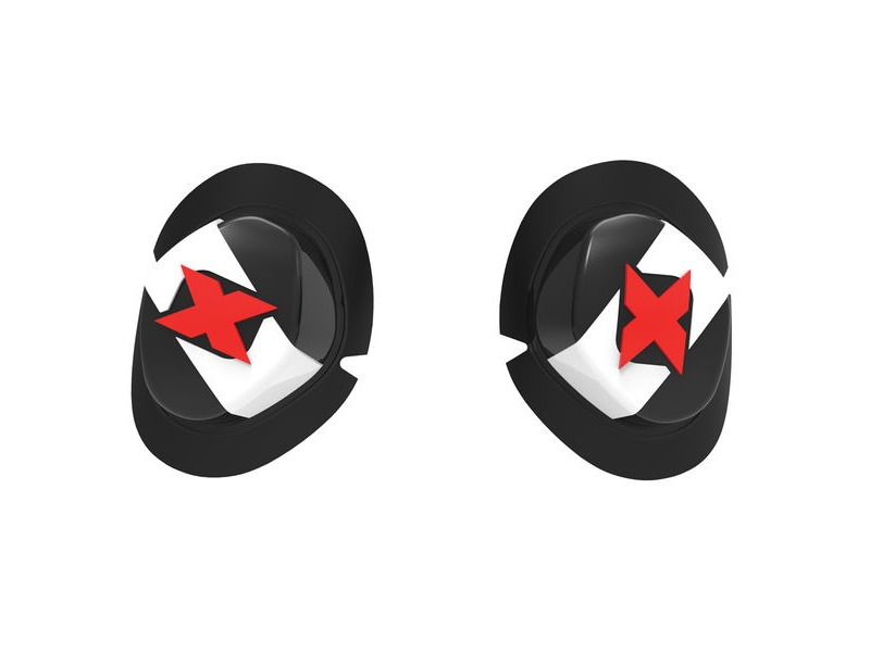 OXFORD Knee sliders - Icon black click to zoom image