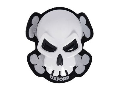 OXFORD Skull Knee Sliders - White