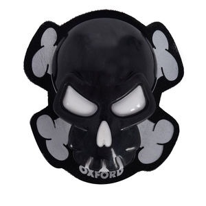 OXFORD Skull Knee Sliders - Black 