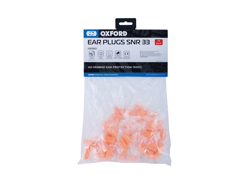OXFORD Ear Plugs SNR33 - 25 Pairs click to zoom image