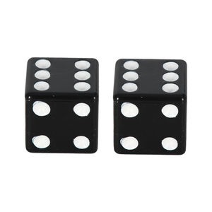 OXFORD Lucky Dice Valve Caps Black 