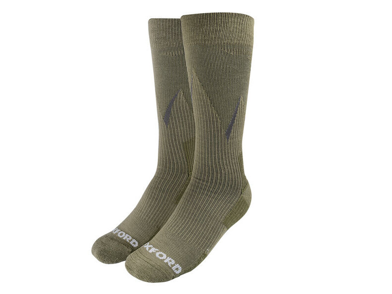 OXFORD Merino socks - khaki click to zoom image