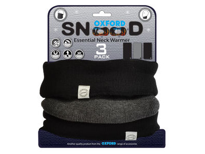 OXFORD Snood - Triple Pack BLK/GRY/BLK