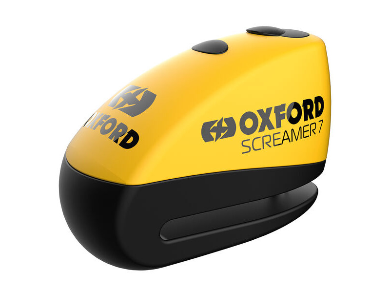 OXFORD Screamer7 Alarm Disc Lock Yellow/black click to zoom image
