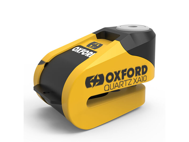 OXFORD Quartz XA10 Alarm Disc Lock Yellow/Black click to zoom image
