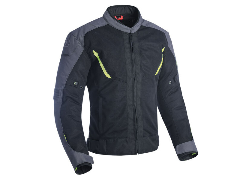 OXFORD Delta 1.0 MS Air Jkt Black/Grey/ Fluo click to zoom image