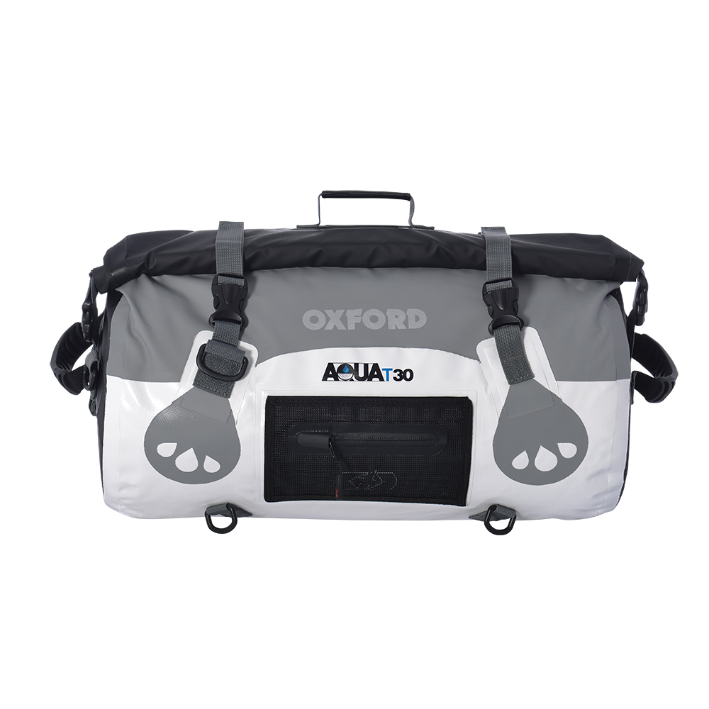 White/Grey Oxford Unisex Aqua T-30 Roll Bag 30 litre 