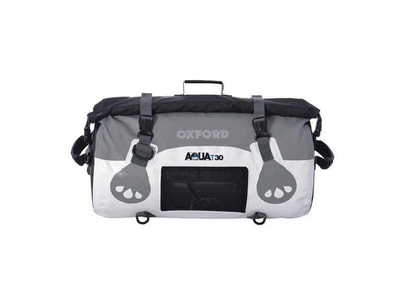 OXFORD AQUA T-30 ROLL BAG - WHITE/GREY click to zoom image