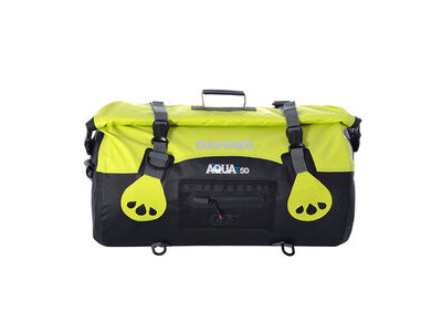 OXFORD AQUA T-50 ROLL BAG - BLACK/FLUO