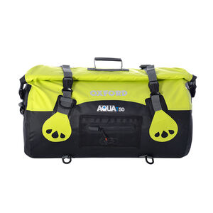 OXFORD AQUA T-50 ROLL BAG - BLACK/FLUO 