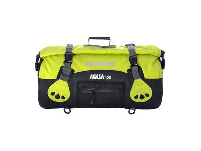 OXFORD AQUA T-20 ROLL BAG - BLACK/FLUO