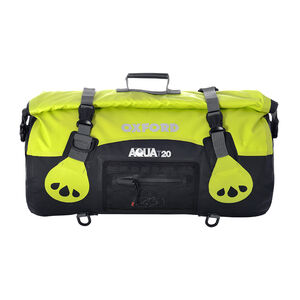 OXFORD AQUA T-20 ROLL BAG - BLACK/FLUO 