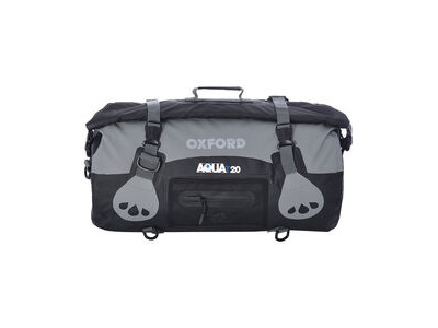 OXFORD AQUA T-20 ROLL BAG - BLACK/GREY