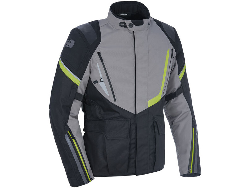 OXFORD Montreal 4.0 MS Dry2Dry Jacket Black/Grey/Fluo click to zoom image