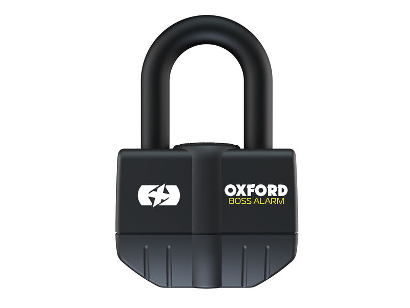 OXFORD Boss Alarm 16mm Padlock Black click to zoom image