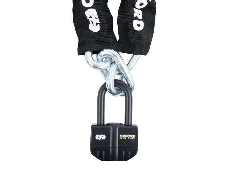 OXFORD Boss Alarm Chain Lock 12mm x 1.2m click to zoom image