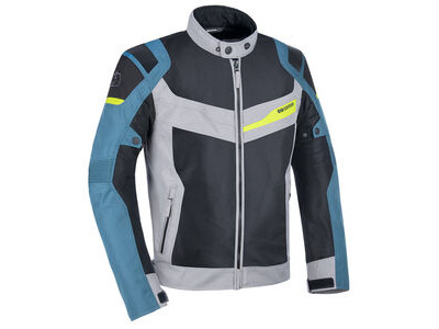 OXFORD Dakar D2D Air MS Jkt Slvr/Blu/Fluo 2XL