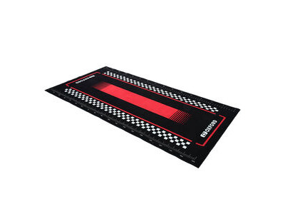 OXFORD Workshop Mat Pitlane Red L 200 x 100cm