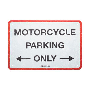 OXFORD Garage Metal Sign: PARKING 