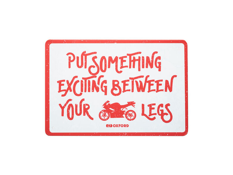 OXFORD Garage Metal Sign: EXCITING click to zoom image