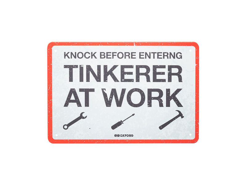 OXFORD Garage Metal Sign: TINKERER click to zoom image