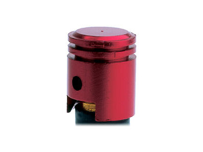 OXFORD Piston Valve Caps Red