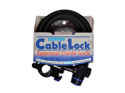 OXFORD Cable Lock 12mm x 1800mm - Smoke