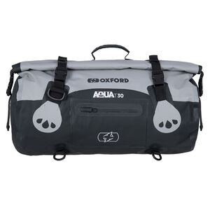 OXFORD AQUA T-30 ROLL BAG - GREY/BLACK 