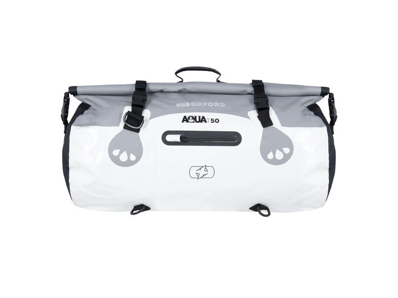 OXFORD AQUA T-50 ROLL BAG - GREY/WHITE click to zoom image