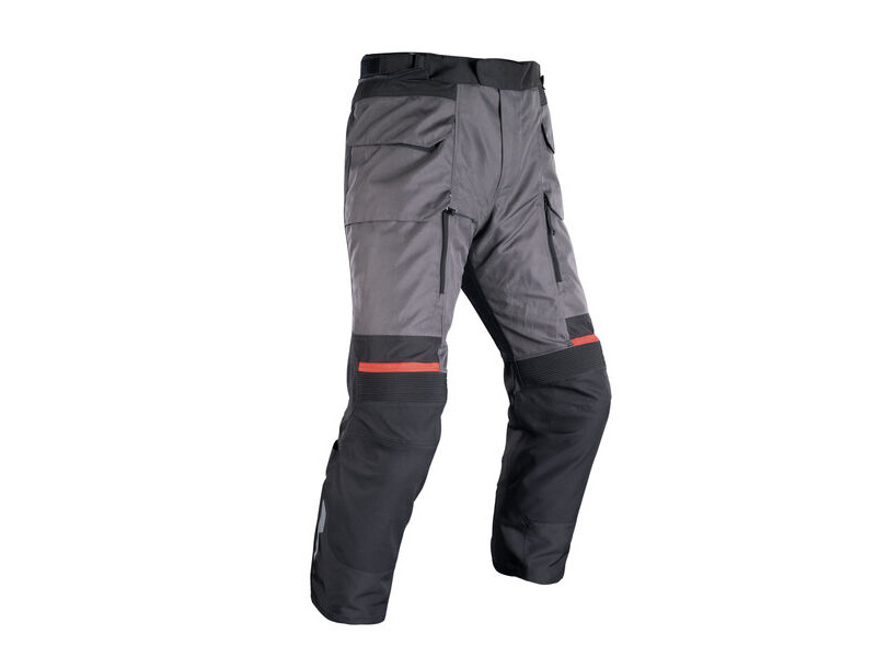 OXFORD Rockland MS Pant Charcoal/Blk/Red Long click to zoom image