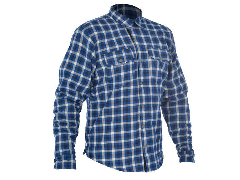 OXFORD Kickback Shirt Checker Blu/Wht click to zoom image