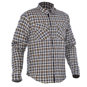 OXFORD Kickback Shirt Checker Kha/Wht 