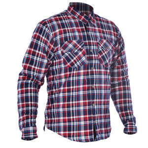 OXFORD Kickback Shirt Checker Red/Blu 